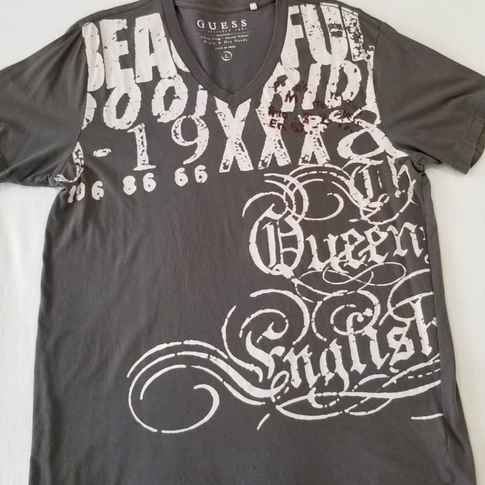 Guess - Deep V Neck shirt